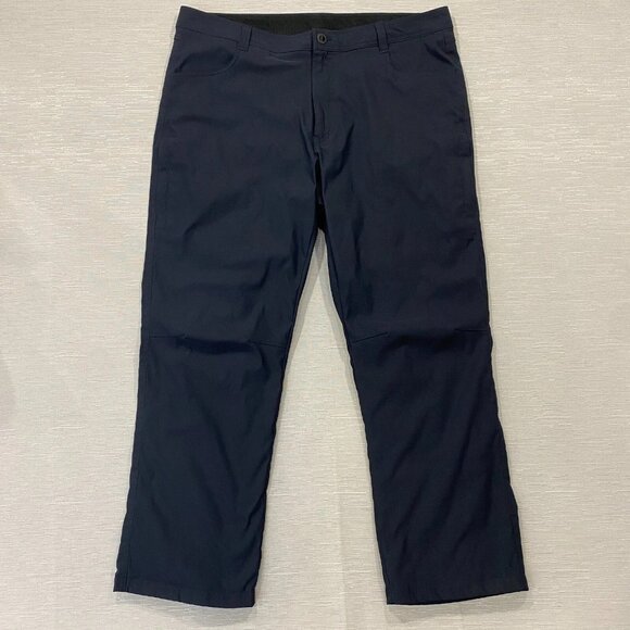 Orvis Fleece Lined Tech Pants Mens 40 x 30 Black Water Repellent Insulated - Picture 2 of 13